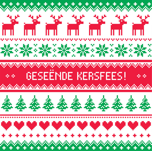 Geseënde Kersfees Christmas festive design product