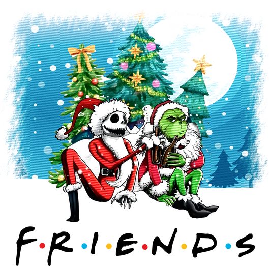 Jack and Grinch Friends Christmas Design product
