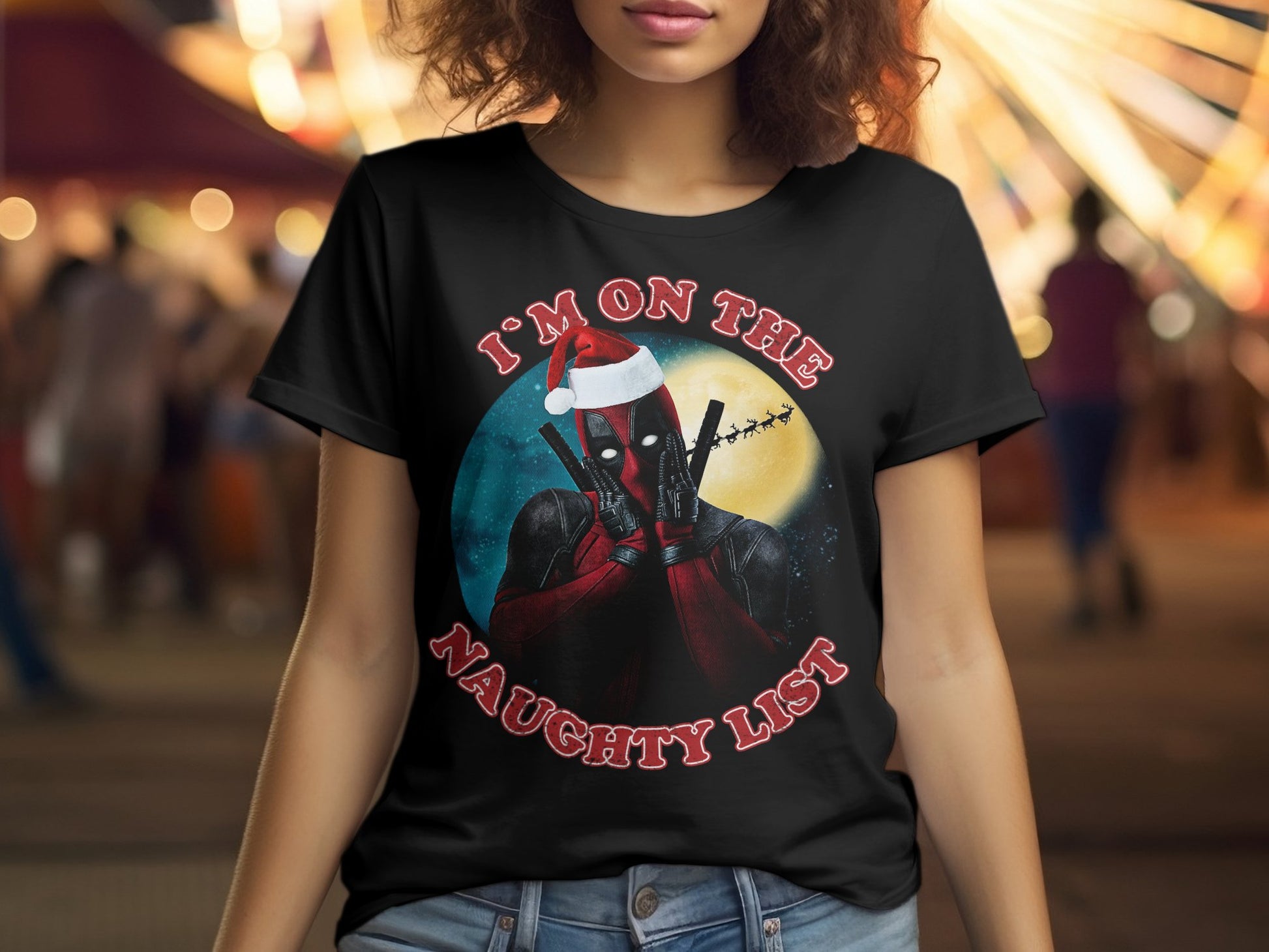 I'M ON THE NAUGHTY LIST Christmas Shirt