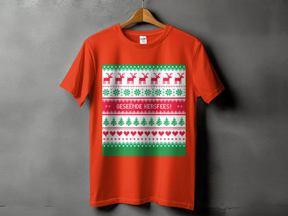 Festive Geseënde Kersfees Graphic T-shirt