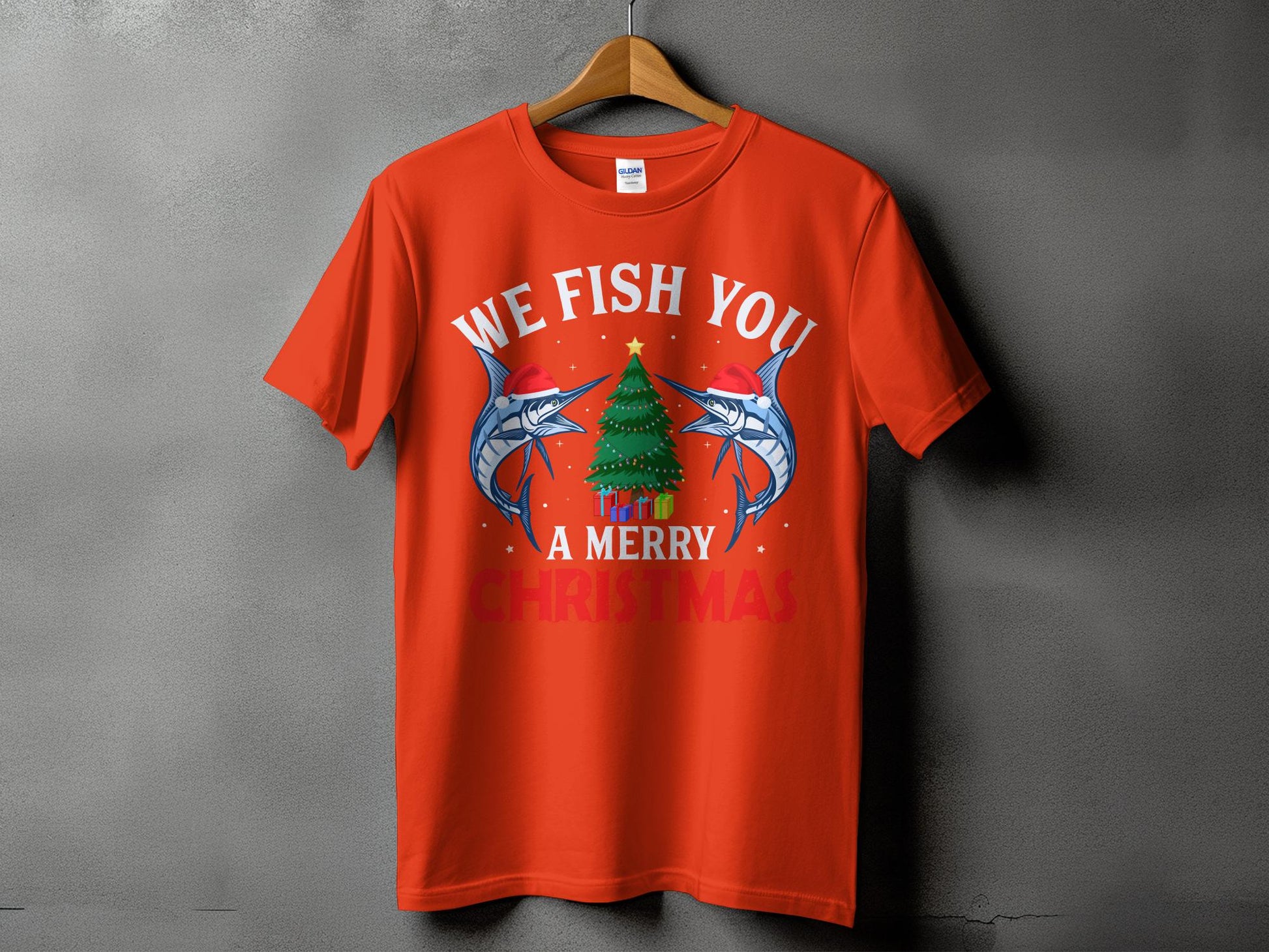 We Fish You A Merry Christmas Graphic Tee