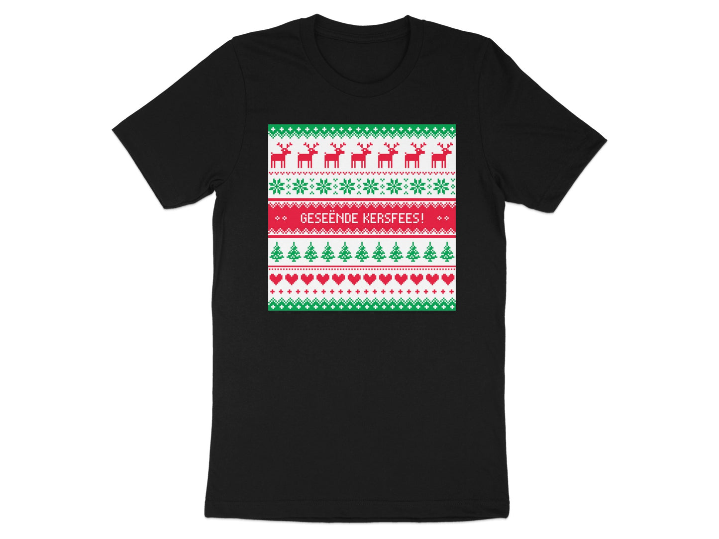 Festive Christmas Sweater Design Tee for the Holidays