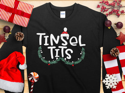 Tinsel Tits Holiday Fun Long Sleeve Shirt product