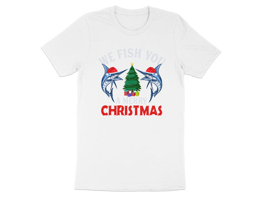 We Fish You A Merry Christmas T-Shirt Holiday Tee