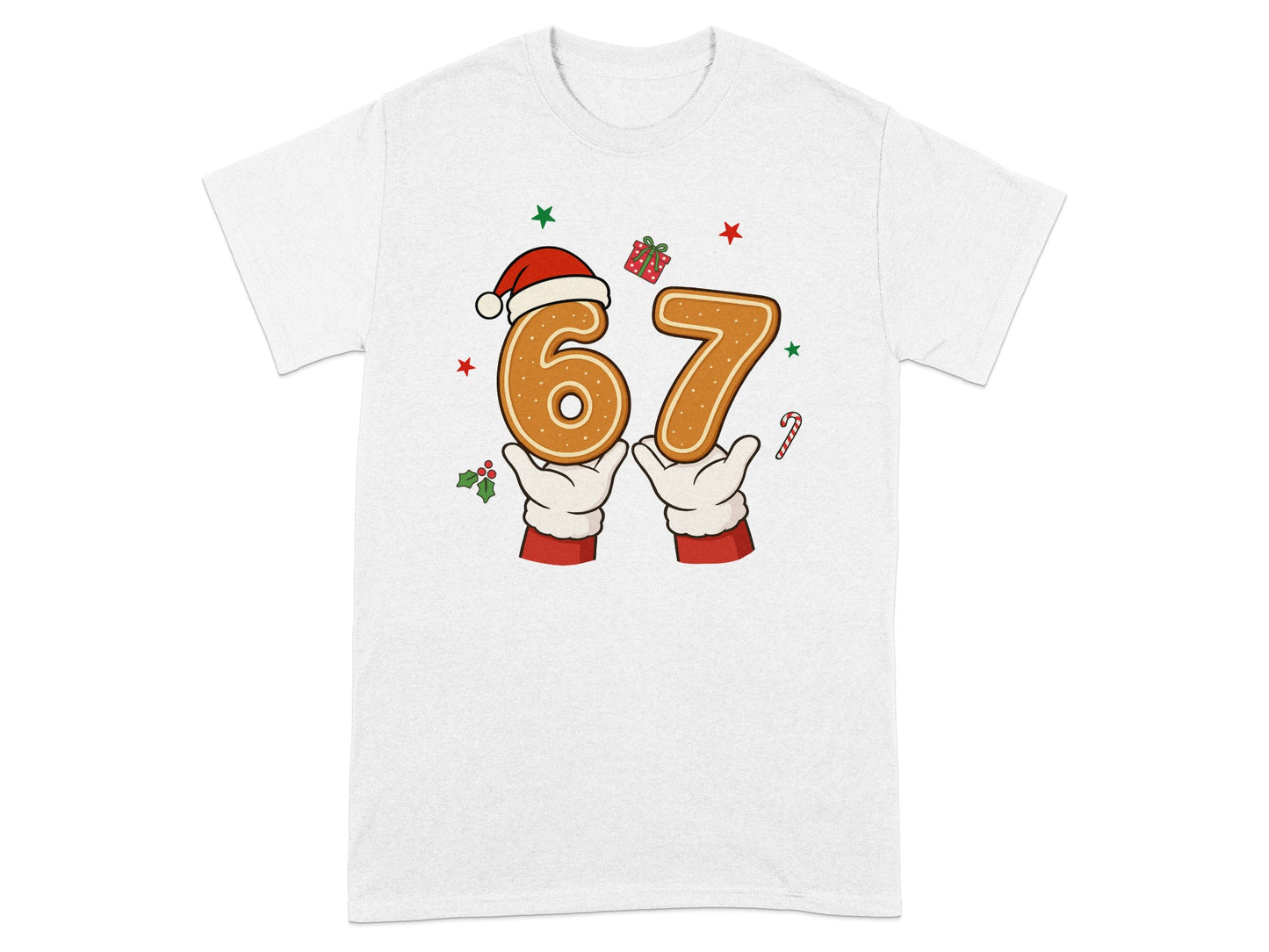 Christmas Holiday Santa 67 Themed Graphic Tee