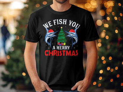 We Fish You A Merry Christmas Holiday T-shirt