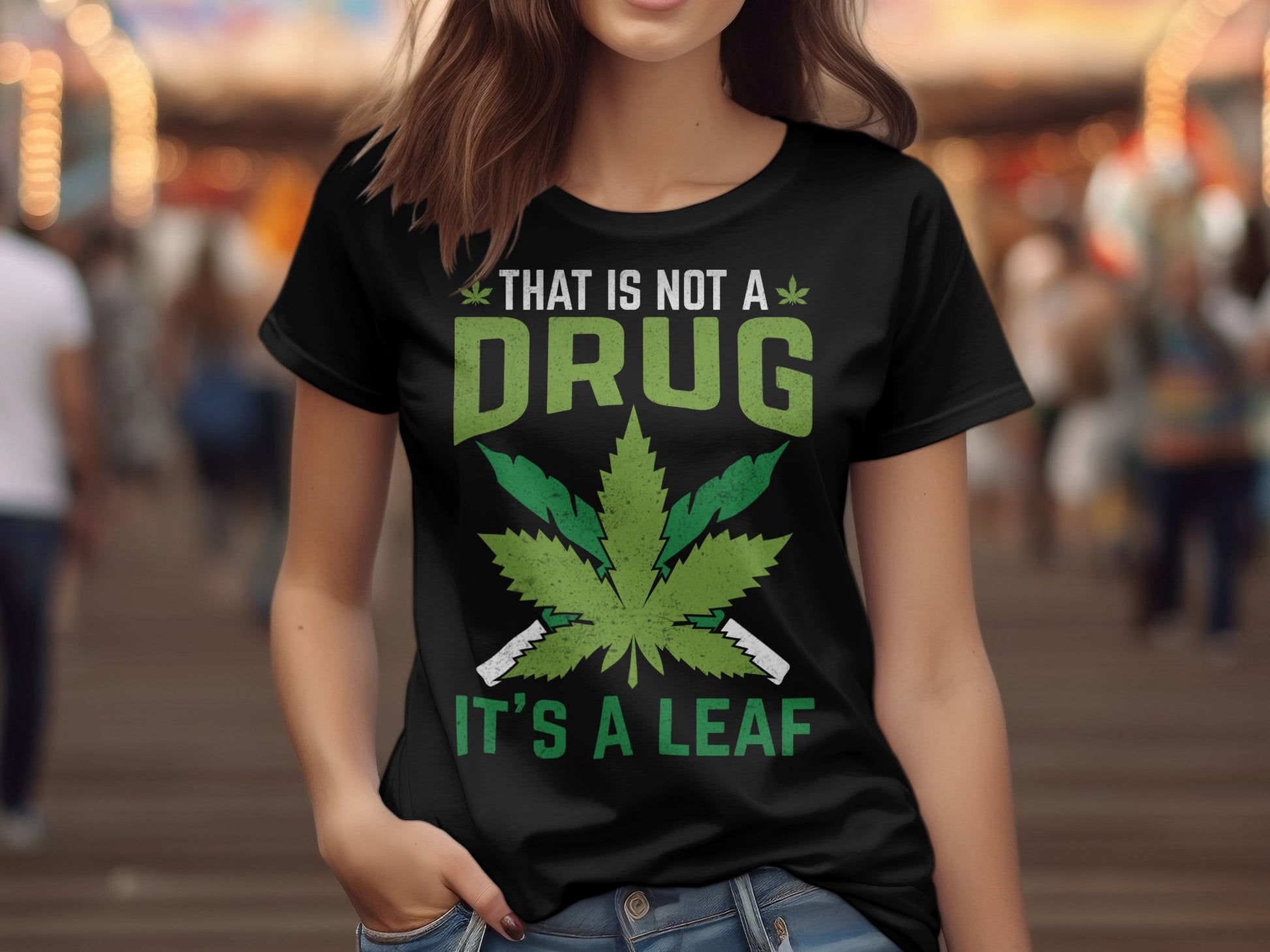 That Is Not a Drug It's a Leaf Graphic T-Shirt