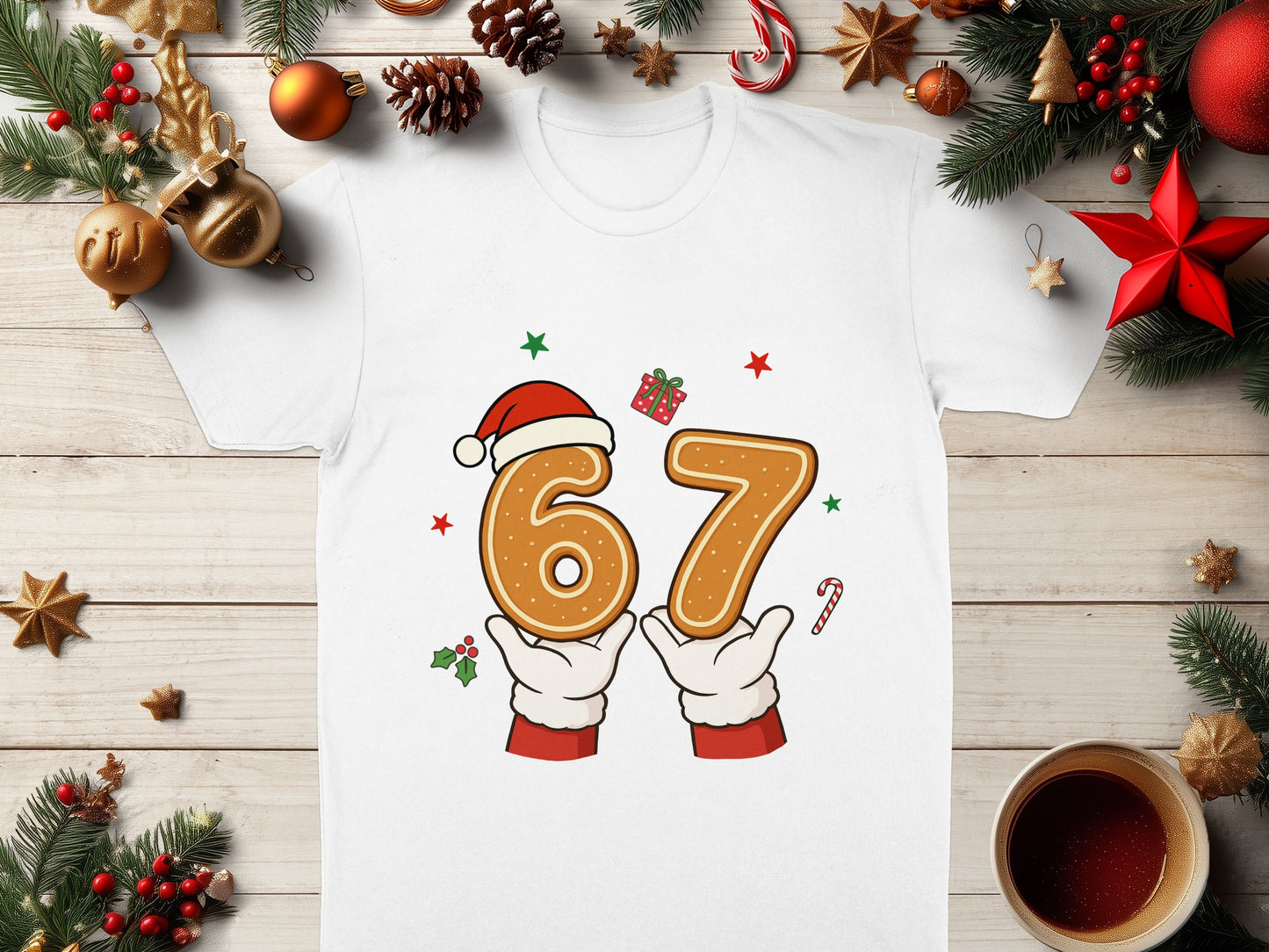 Christmas 67 Santa Holiday Graphic Tee Product