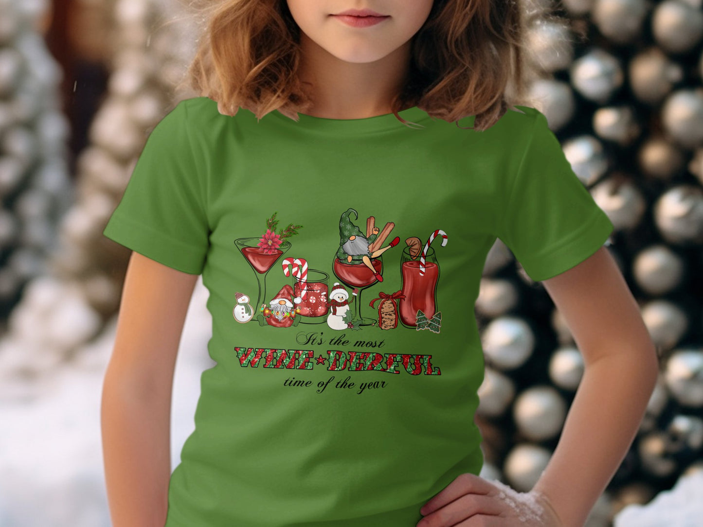 Whimsical Christmas Characters Kids T-Shirt