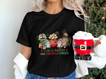 I run on Coffee and Christmas Cheer shirt
