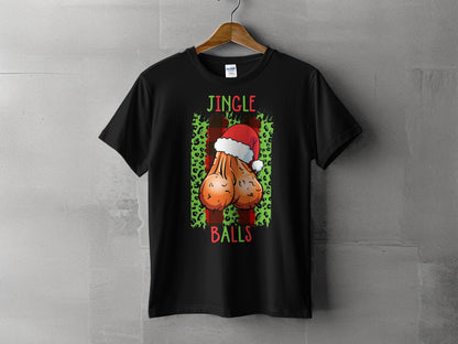 Funny Jingle My Balls Festive Christmas T-shirt