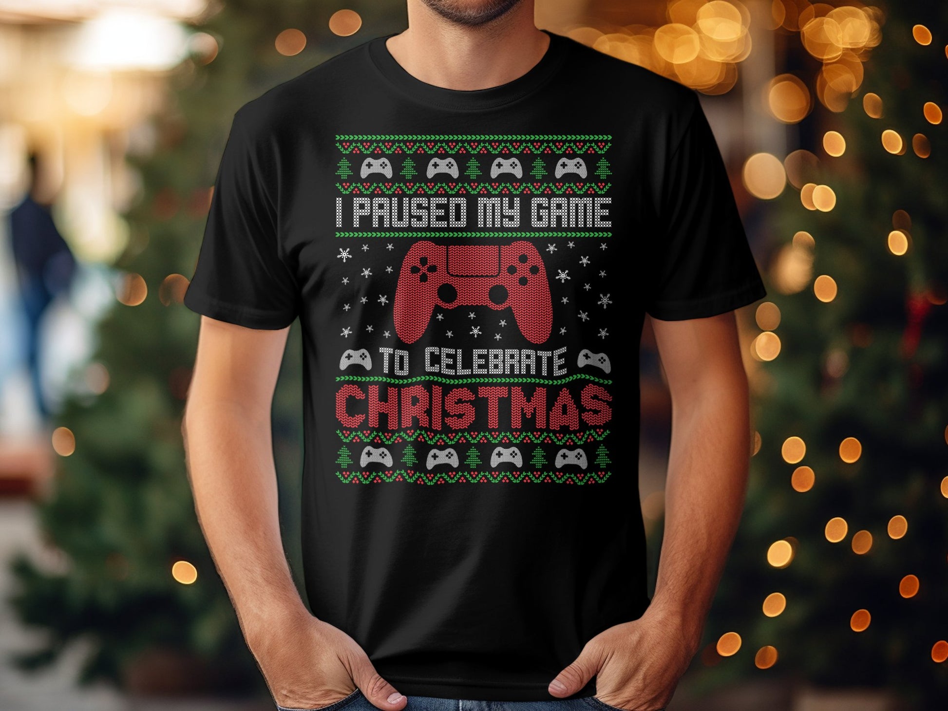 I Paused My Game to Celebrate Christmas Shirt