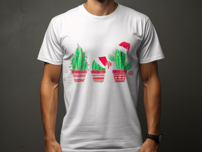 Don't Be a Prick Christmas Cactus T-Shirt