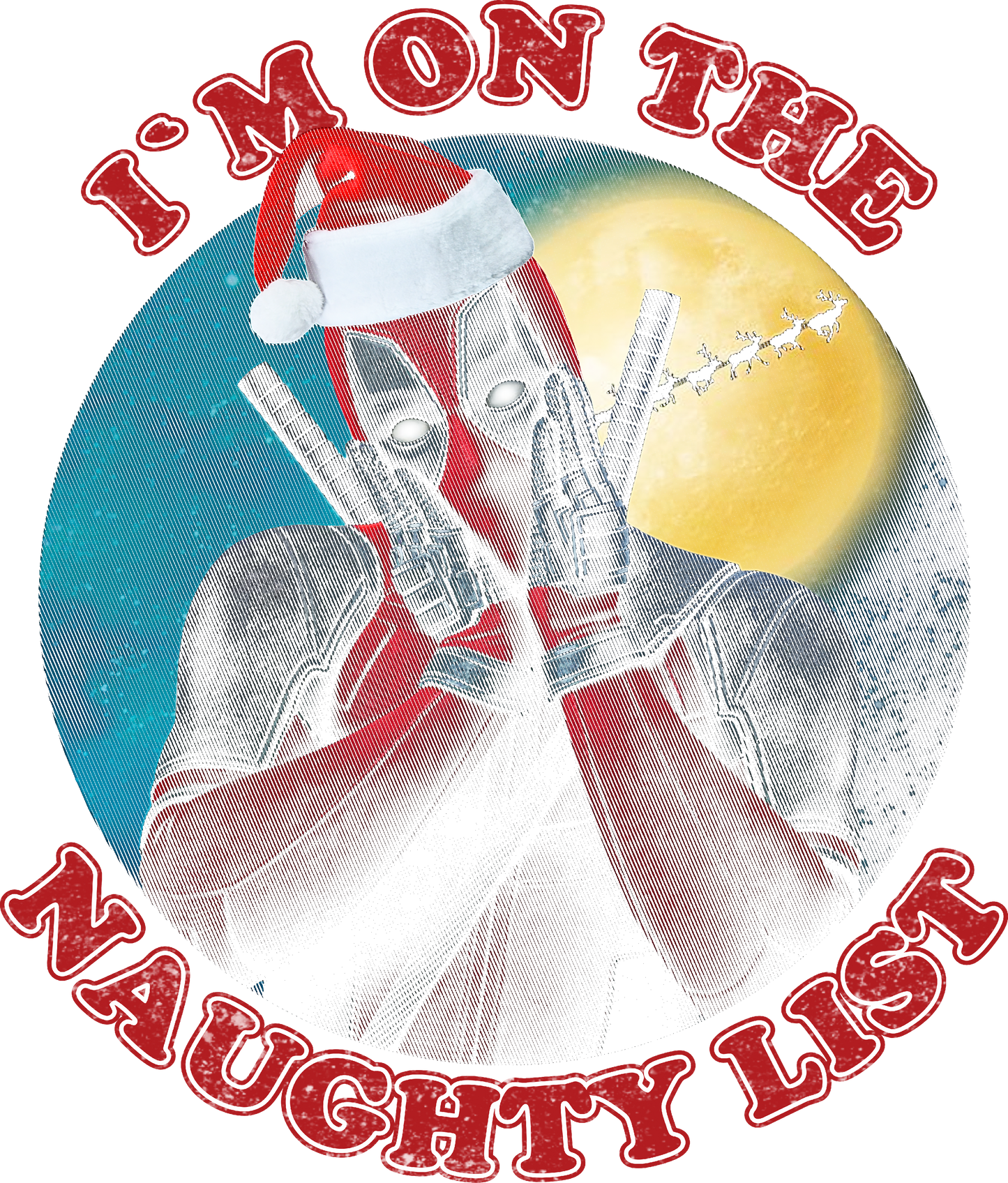 I'm On The Naughty List Holiday Character product