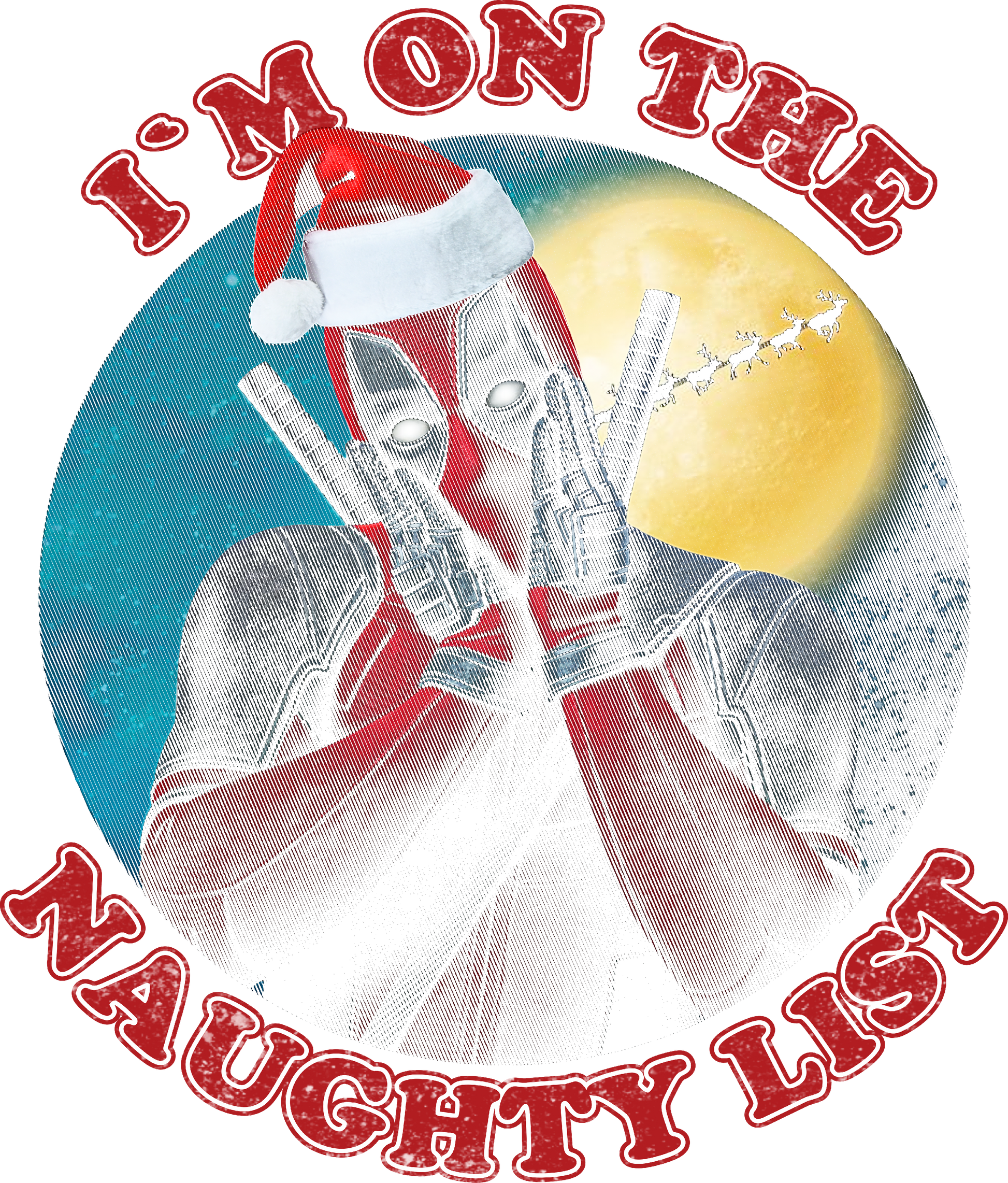 I'm On The Naughty List Holiday Character product