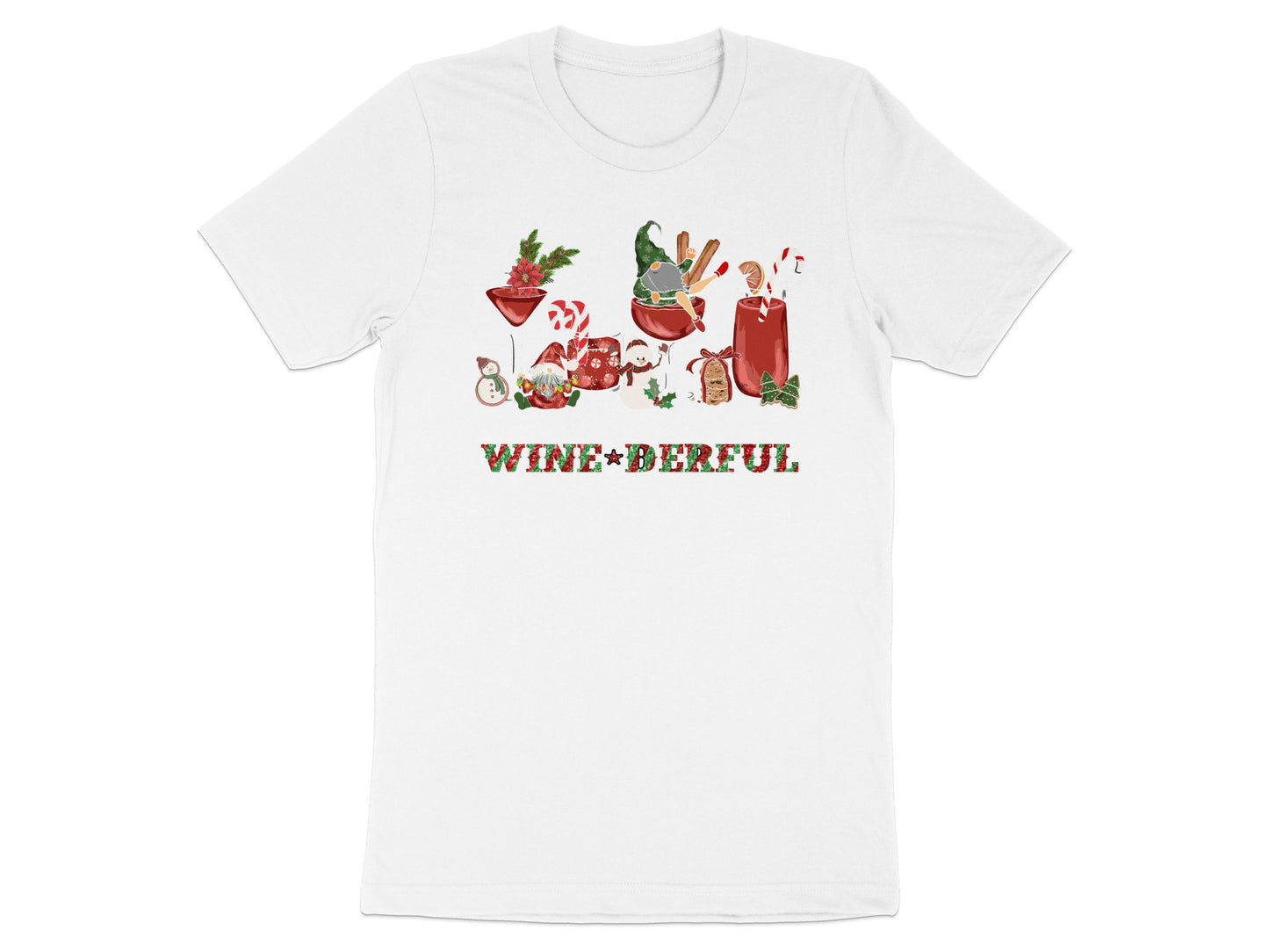 Wine-derful Holiday Graphic T-shirt