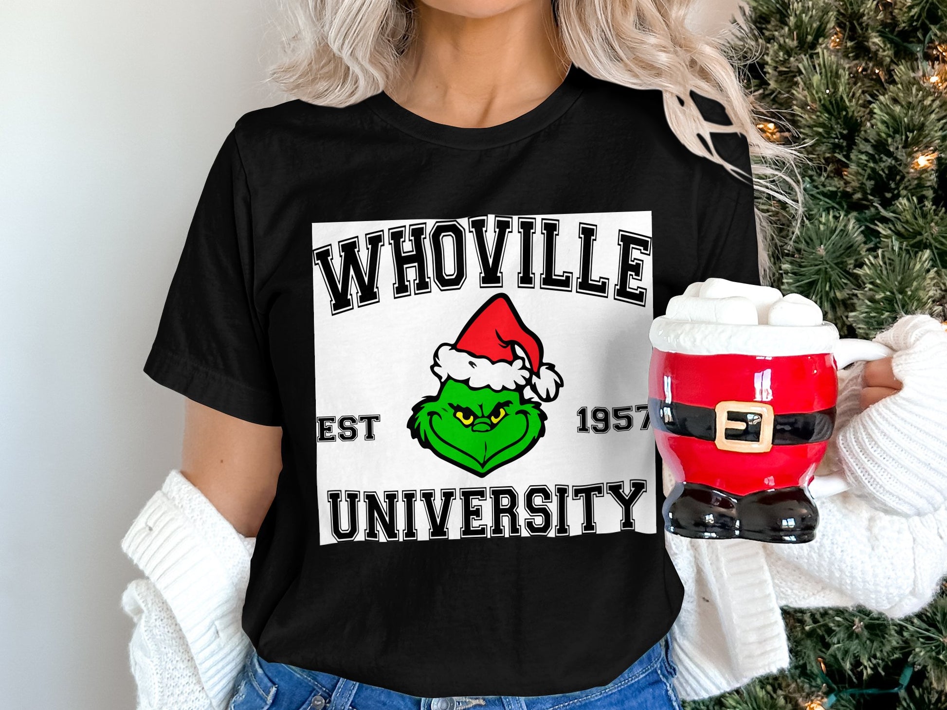 Whoville University EST 1957 Christmas T-Shirt