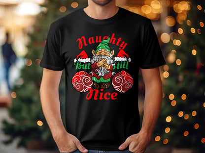 Naughty But Still Nice Christmas T-Shirt