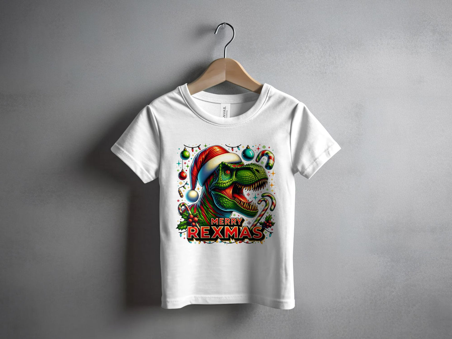 Merry Rexmas T-Rex Dinosaur Christmas T-Shirt