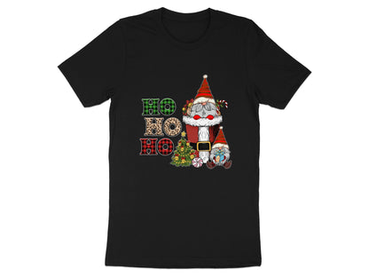 Festive Ho Ho Ho Gnome Graphic Holiday Shirt