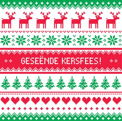 Geseënde Kersfees Christmas festive design product