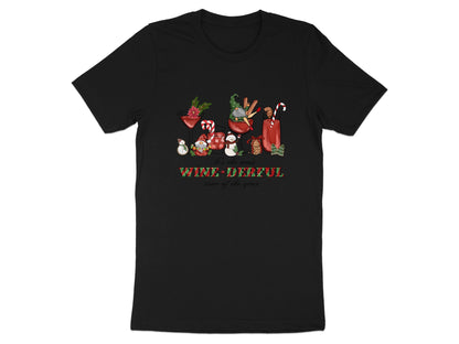 Festive Wine Ornaments Holiday Graphic Shirt