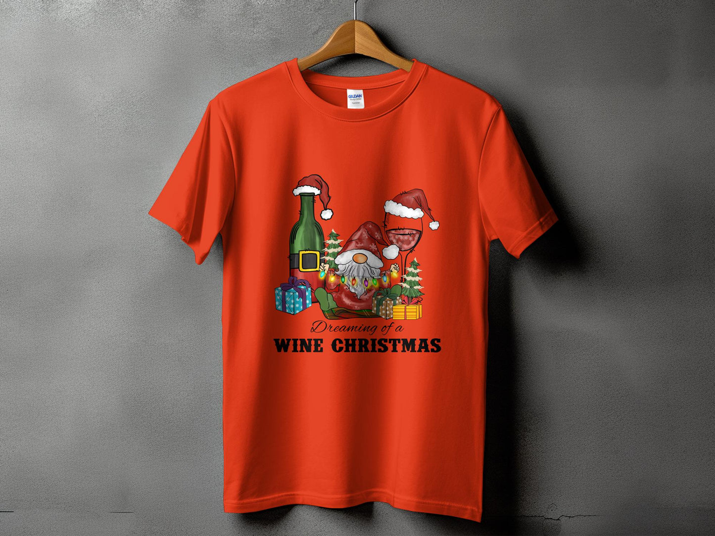Dreaming of a Wine Christmas T-Shirt product