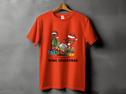 Dreaming of a Wine Christmas T-Shirt product