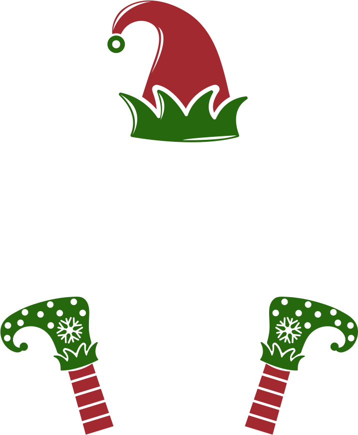 Festive Elf Hat with Green and Red Trim Accessory