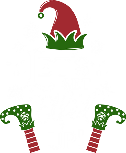 Festive Elf Hat with Green and Red Trim Accessory