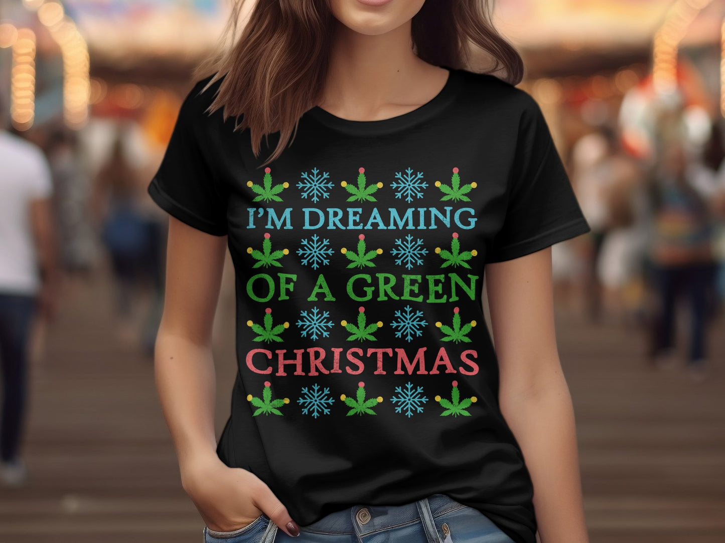 I'm Dreaming of a Green Christmas T-shirt