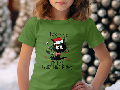 It's Fine Everything Is Fine Christmas T-shirt