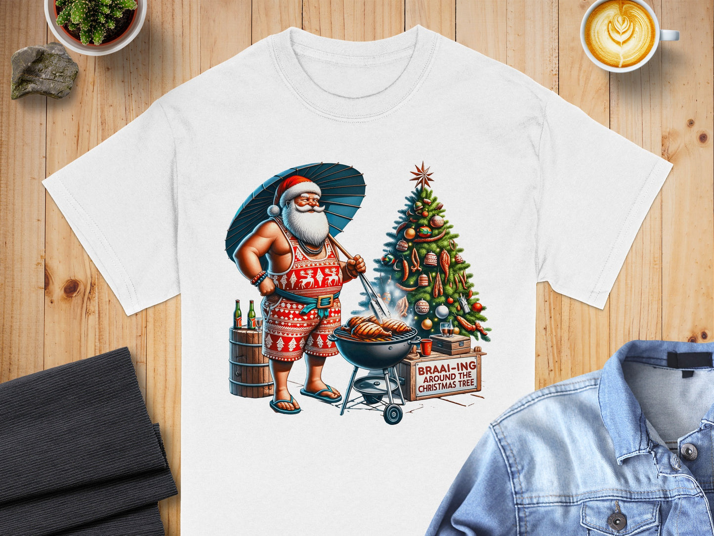 Braaing Around The Christmas Tree T-Shirt