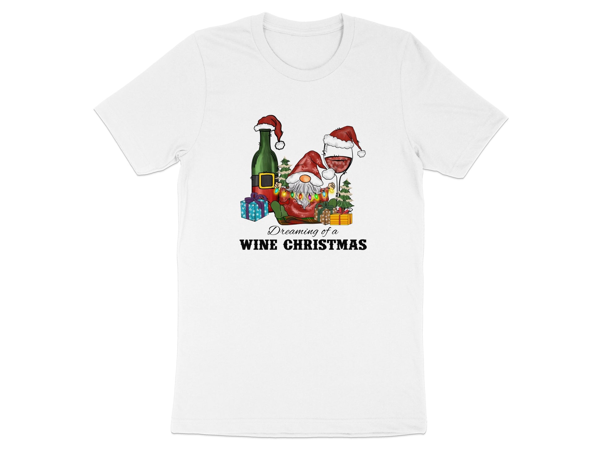 Dreaming of a Wine Christmas T-Shirt