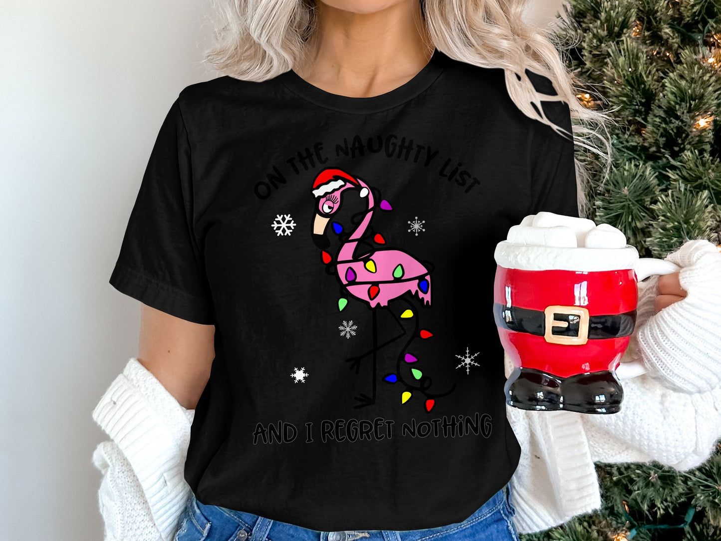 On the Naughty List and I Regret Nothing Shirt