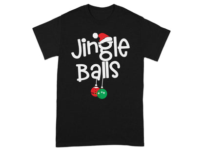 Fun Jingle Balls Graphic Print Tee Shirt