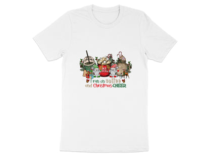 Fun Christmas Cheer and Coffee Holiday T-shirt