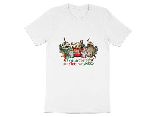 Fun Christmas Cheer and Coffee Holiday T-shirt