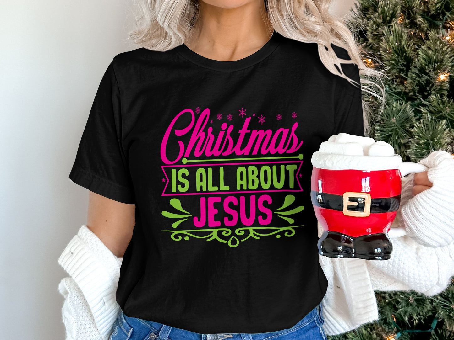 Christmas Is All About Jesus Holiday Clothing