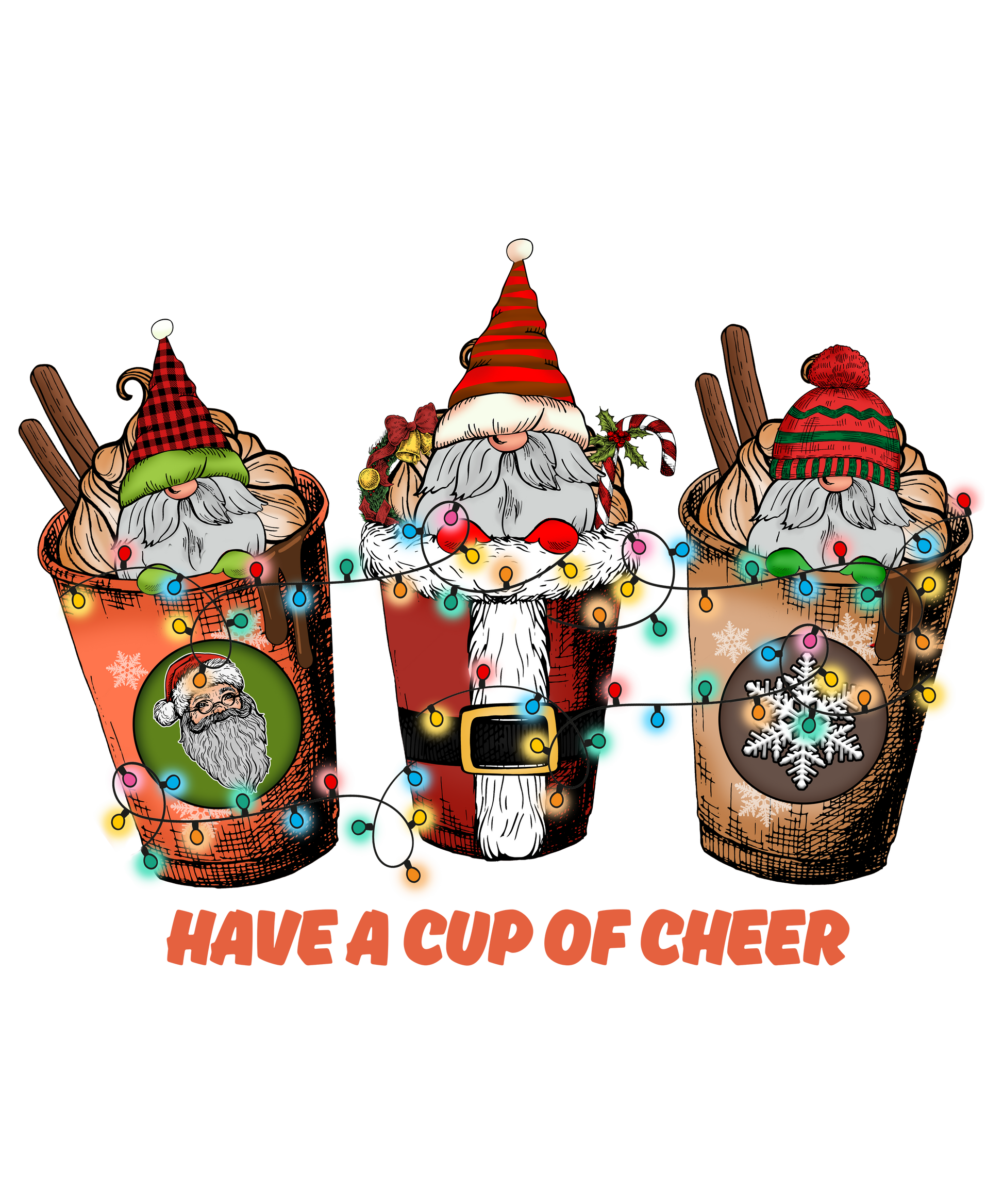 Festive Santa Holiday Cups for Cheerful Celebrations