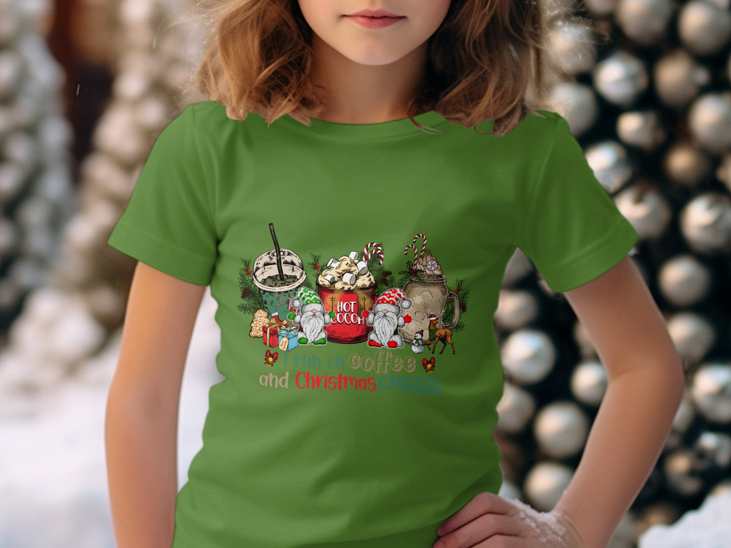 Christmas Gnomes Hot Cocoa and Coffee T-Shirt