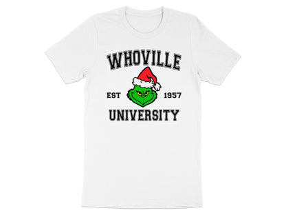 Whoville University Est 1957 Grinch Graphic Shirt